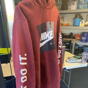Maroon Nike Sweatshirt (Just Do It)